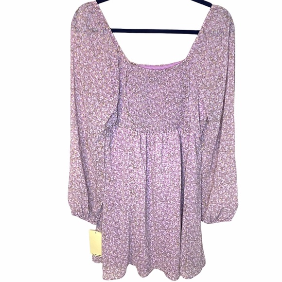 LTBS Chiffon Floral Dress - Picture 5 of 5